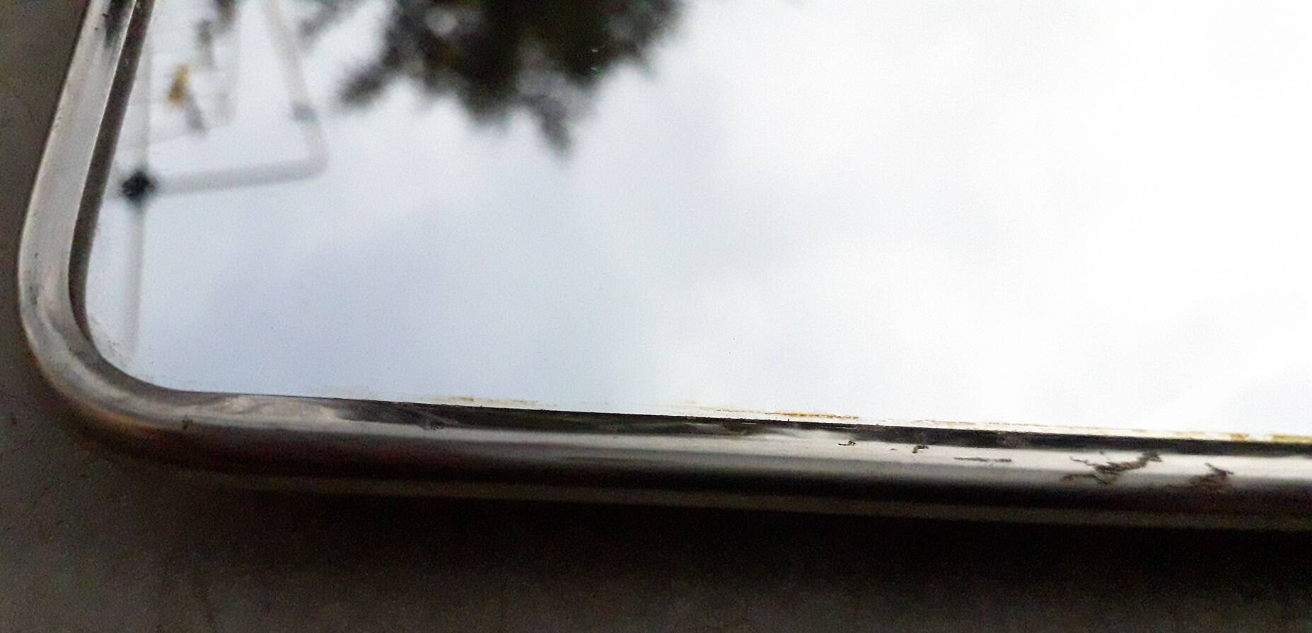 Barber mirror 24 x 18 cm