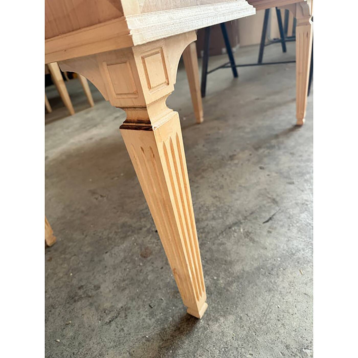 Empire Style 800 Natural Wood Desk in Walnut and Maple