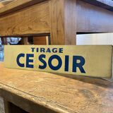 Loto advertising plaque from the 90s