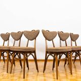 Set Of 6 Chairs No 124 By H & J Kurmanowicz, Poland, 1950’S