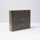 Unique square ceramic vase, Czechoslovakia, 1960s