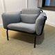 Stellar Works Valet Club Chair in Light Grey Premium Fabric