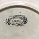 White plate creil and montereau