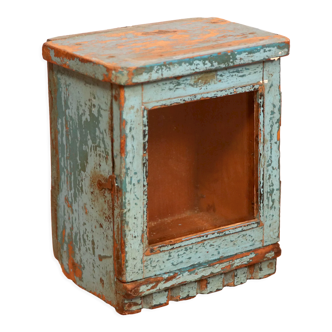 Old art deco teak showcase