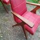 Paire de fauteuils anciens pieds compas
