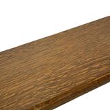 Vintage wall shell rack 1970s wood minimalist design