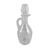 Glass decanter with handle