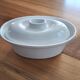 White earthenware terrine