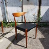 Vintage Scandinavian teak chairs by Arne Hovmand Olsen for Mogens Kold