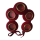 Velvet medallion frames