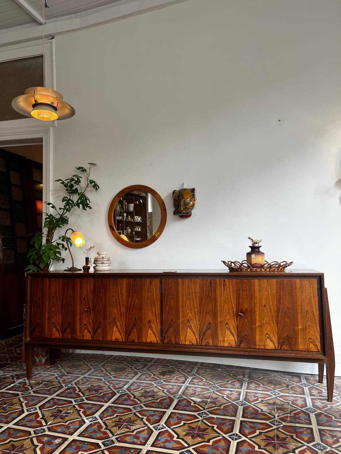 Mid-Century Modern rosewood credenza