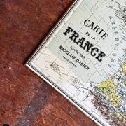 Vintage France map puzzle