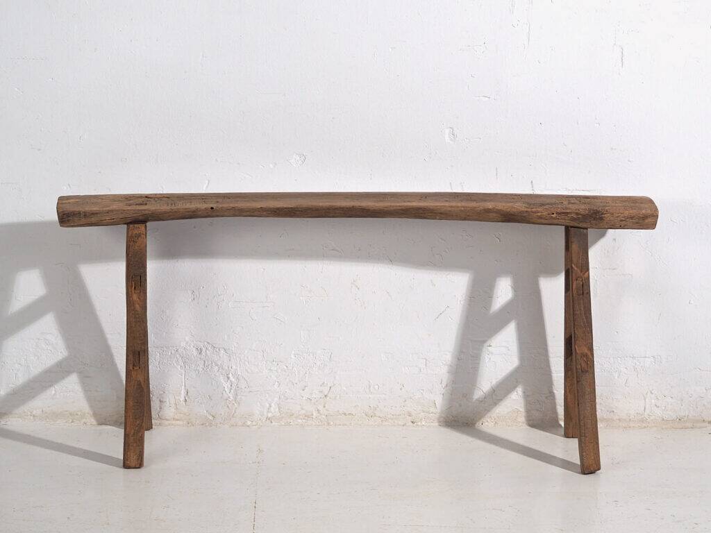 Small antique bench in primitive style (circa 1870) #37
