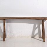 Small antique bench in primitive style (circa 1870) #37
