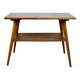 Polish coffee table console 1970s square-multifaceted