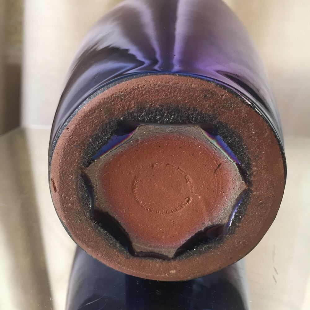 Vase in gres flame of rambervillers contemporary form