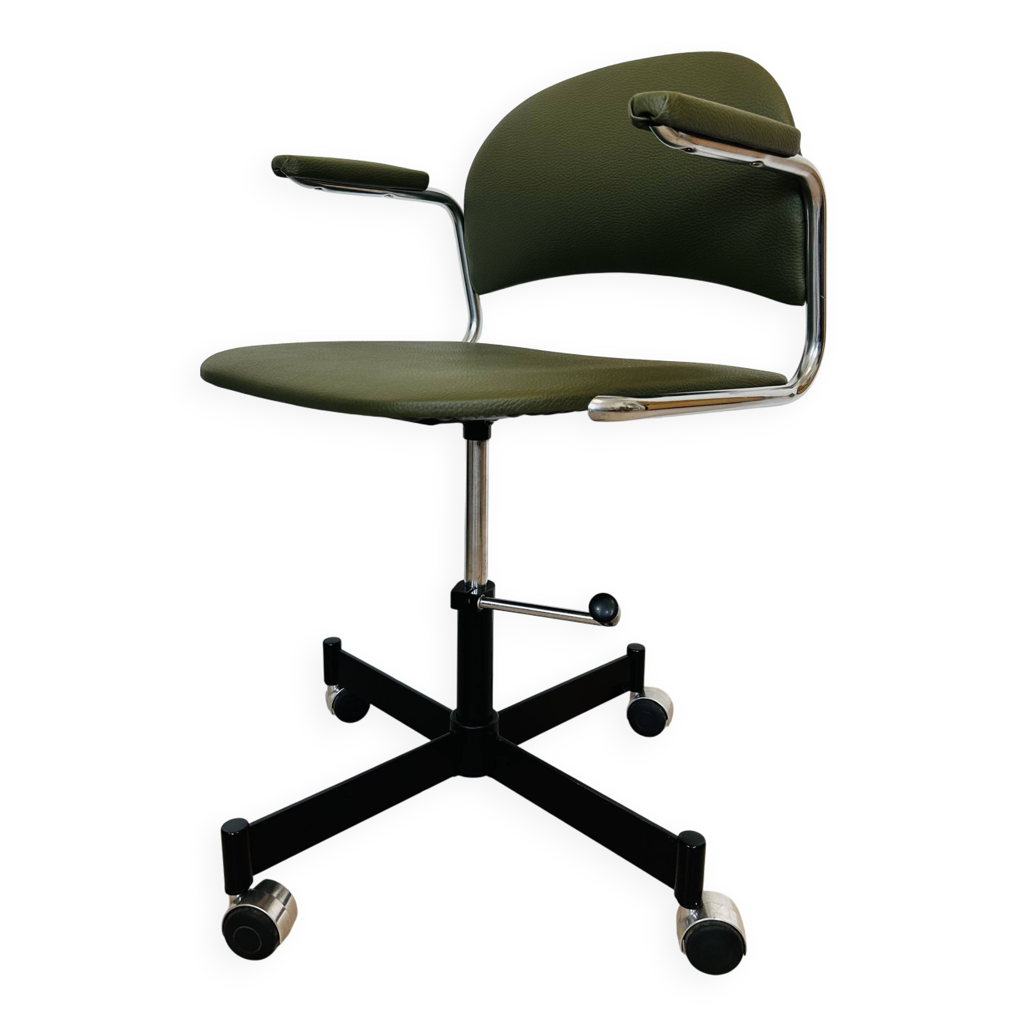 Vintage Fern Grey Office Chair by Kovona from Czechoslovakia 1970’s