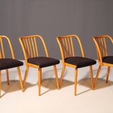 Set of Four Wooden Chairs | Antonín Šuman, 20th Century