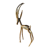 Vintage brass gazelle
