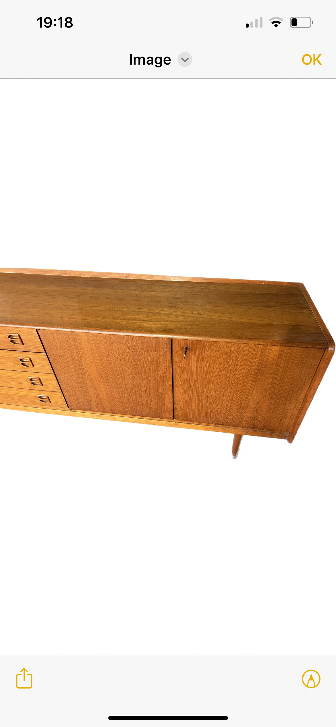 Scandinavian teak enfilade 1960