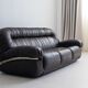 Vintage brown three seater leather sofa, 1970-1980s