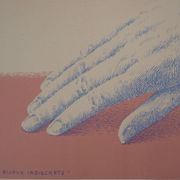 René magritte: the indiscreet jewels - original signed lithograph