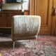 Chauffeuse Kiss Pelfran velours beige