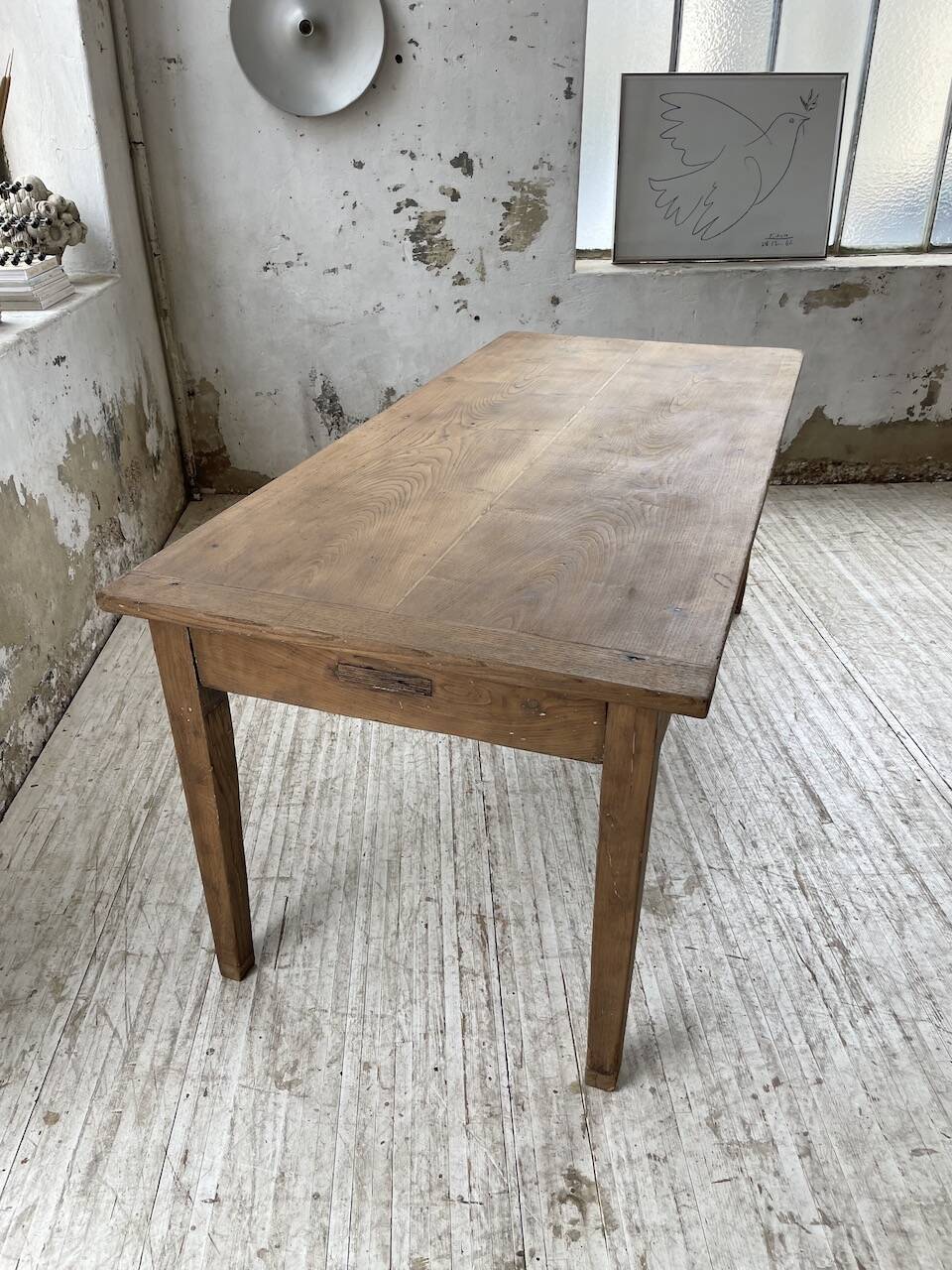 Oak farm table 2m