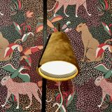 Pair of modular wall lights Scandinavian design 1950.