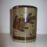 Vase à décor de poisson