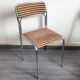 Ensemble de 4 chaises vintage chromées