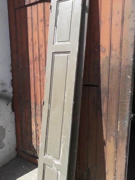 Lot shutters, 3 elements solid wood patinated 1930 - 227cm