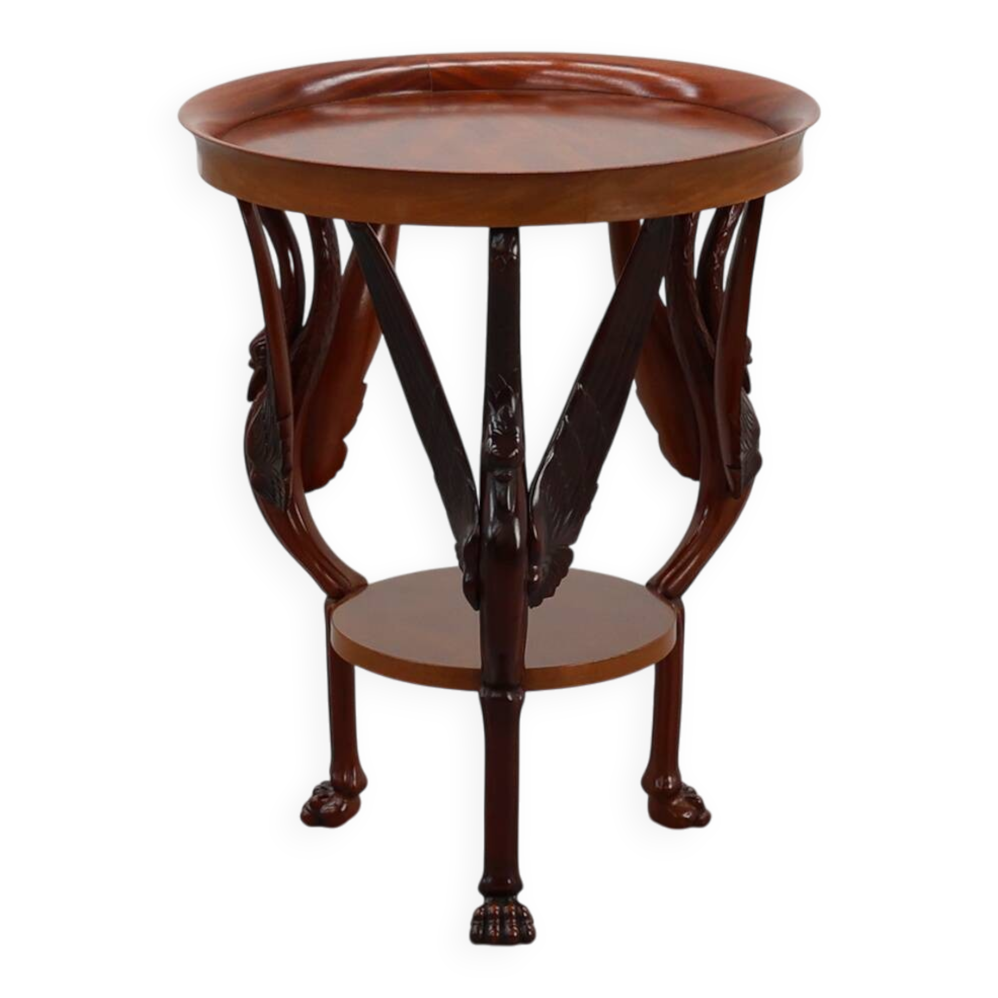 French Empire Side Table in Carved Wood, circa 1850