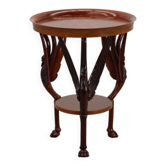 French Empire Side Table in Carved Wood, circa 1850