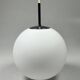 Vintage Glass Globe Lamp / Hanging Lamp, Glashütte Limburg, Germany 1960's