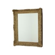 Mirror in antique gold frame classic baroque style pine gold leaf 57x46cm