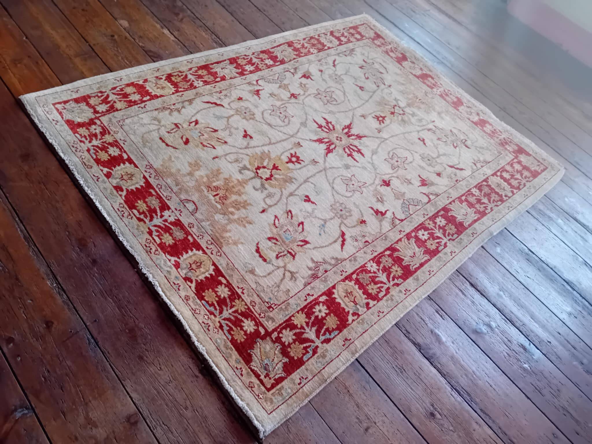 Handmade Chobi Ziegler Rug 200x147cm
