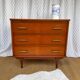 Commode vintage bois laqué