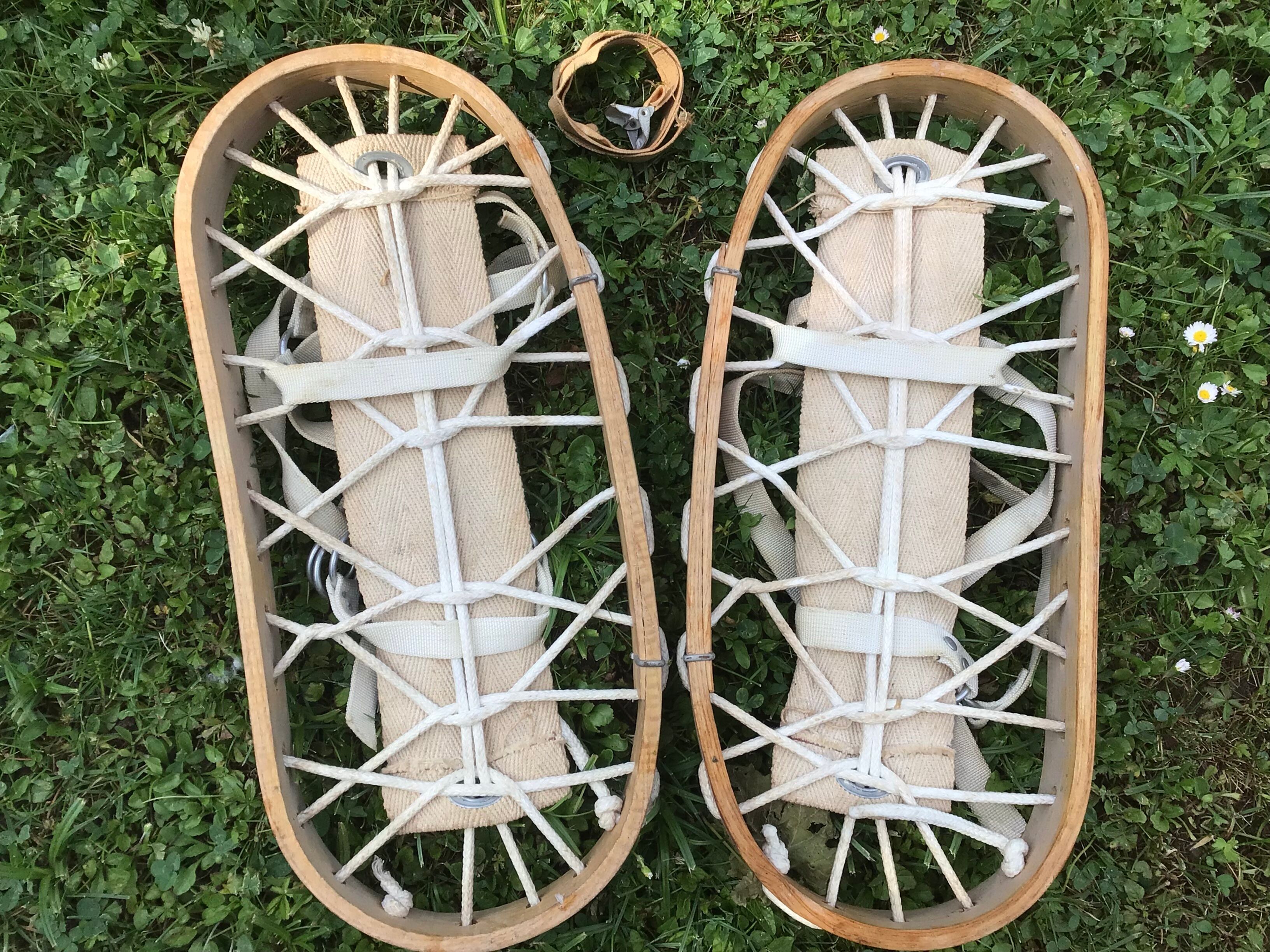 Vintage snowshoes
