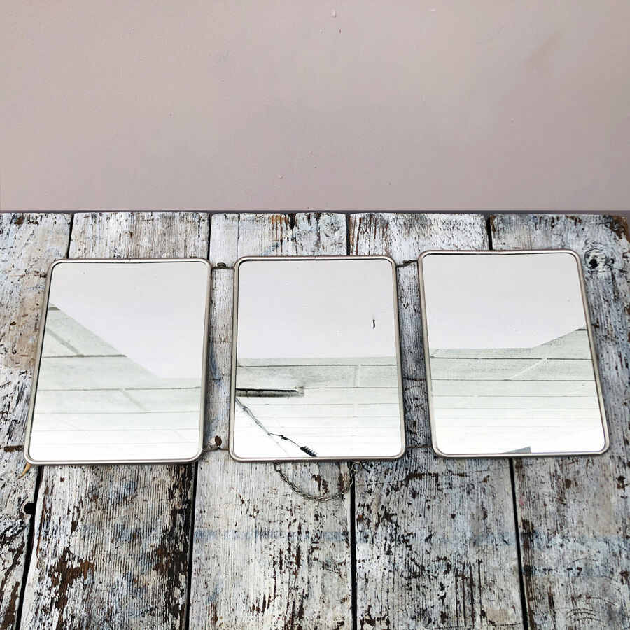 Ancient triptych mirror