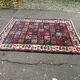 Handmade knotted wool Bakhtiar rug from Iran, burgundy, 200x300cm