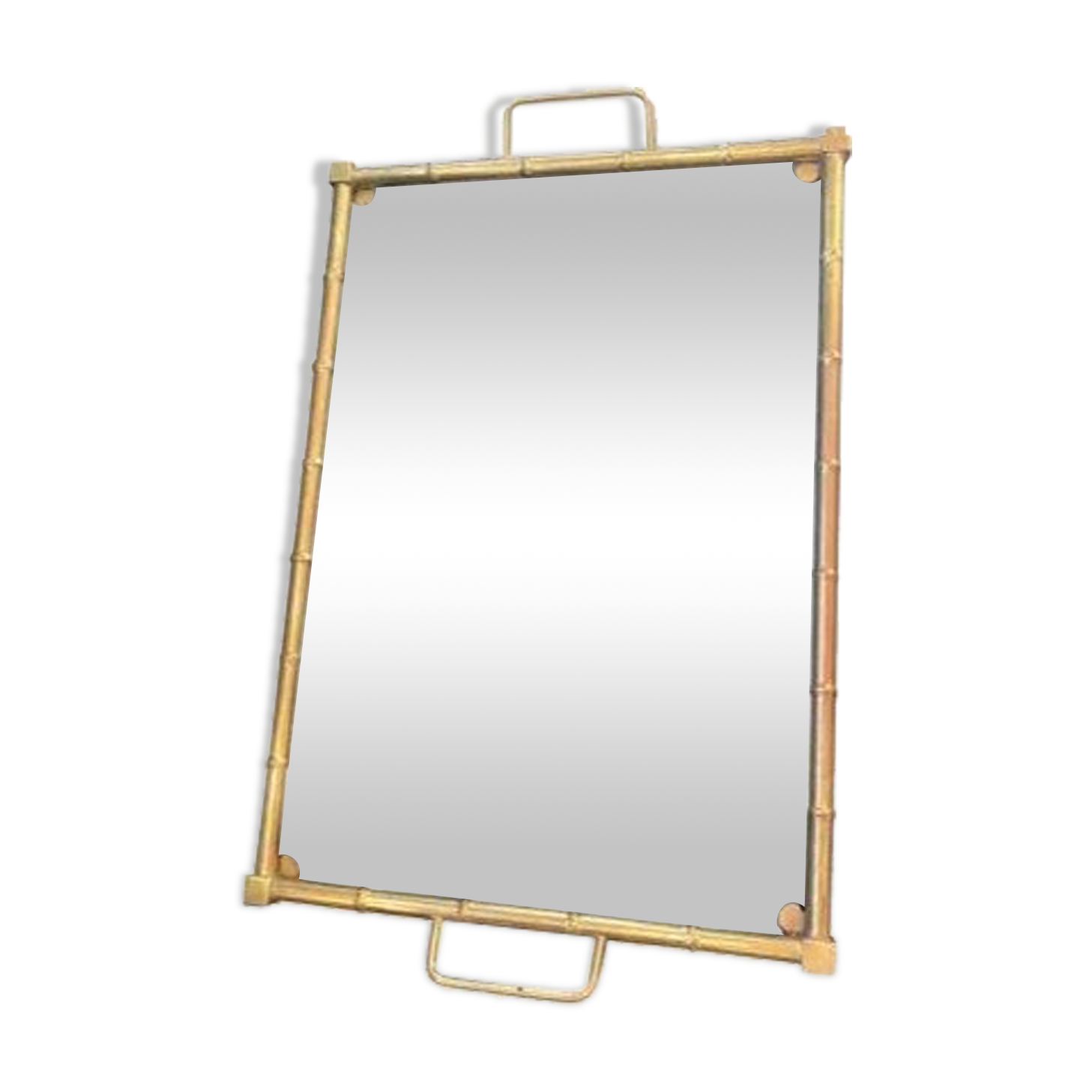 1970s top, in bronze and smoked glass