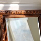 Old wooden mirror