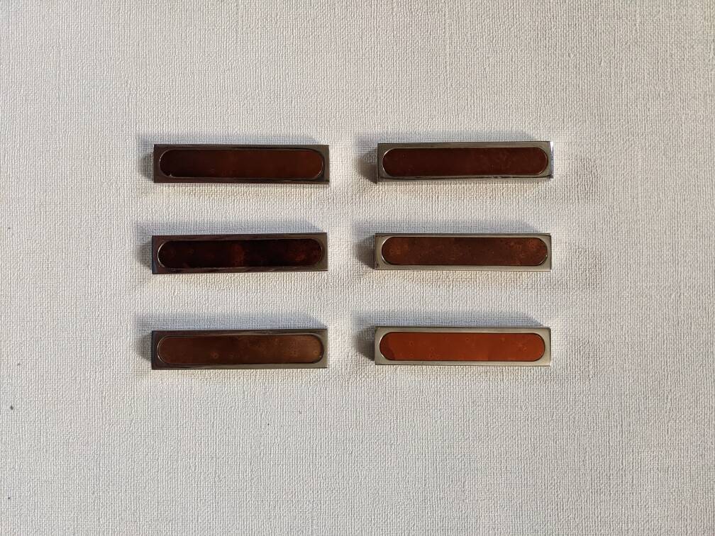 Contemporary design aluminum knife holder Bouillet Bourdelle goldsmith