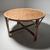 "Patio" dining set in bamboo, Italy, 1960s