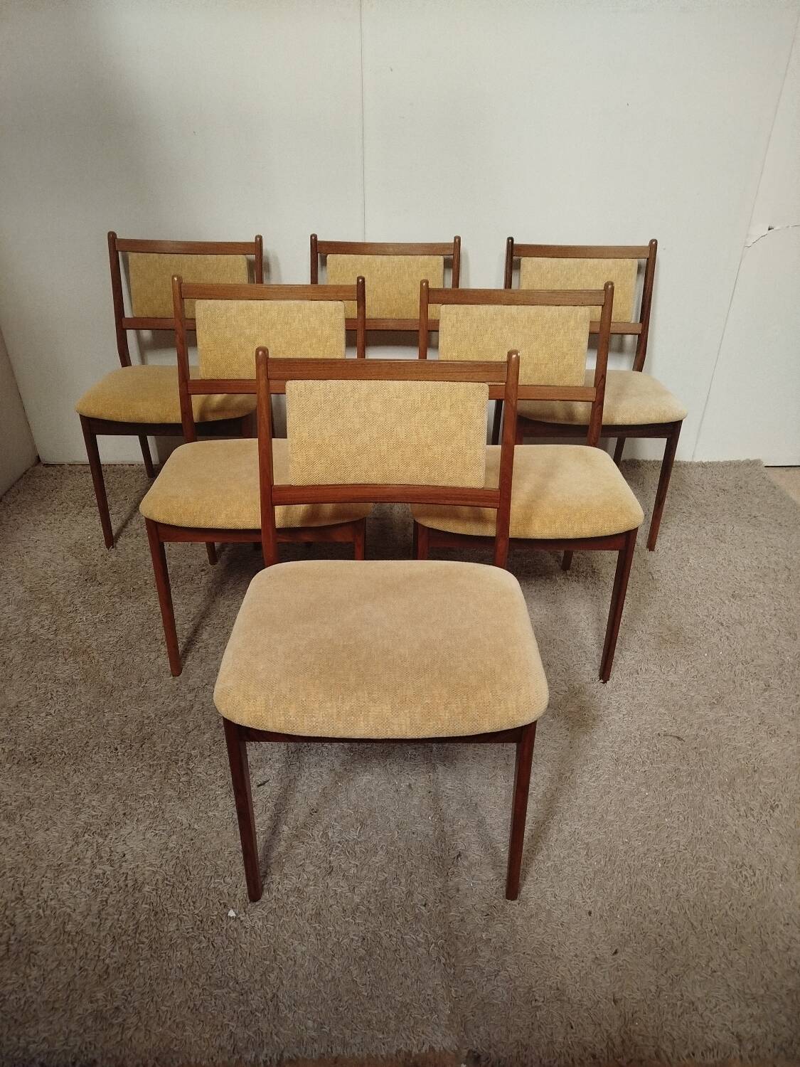 6 Danish rosewood chairs