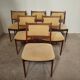 6 Danish rosewood chairs
