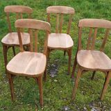 Set of 2 Bistro Chairs Stamped Stella 1950s