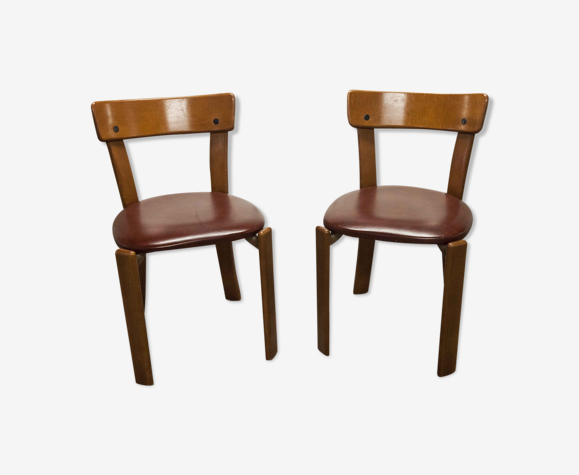 Paire de chaises Bruno Rey Suisse 1970