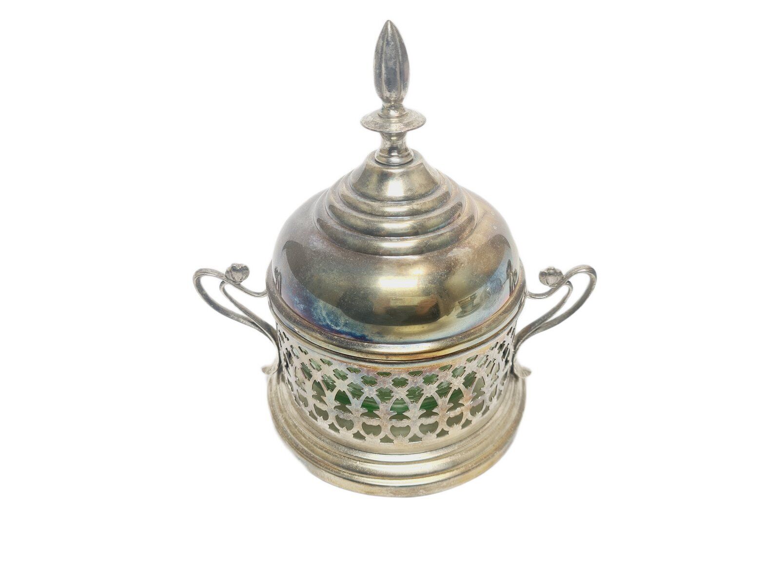 Art Nouveau Polish candyer from Plewkiewicz, Warsaw, 1890s